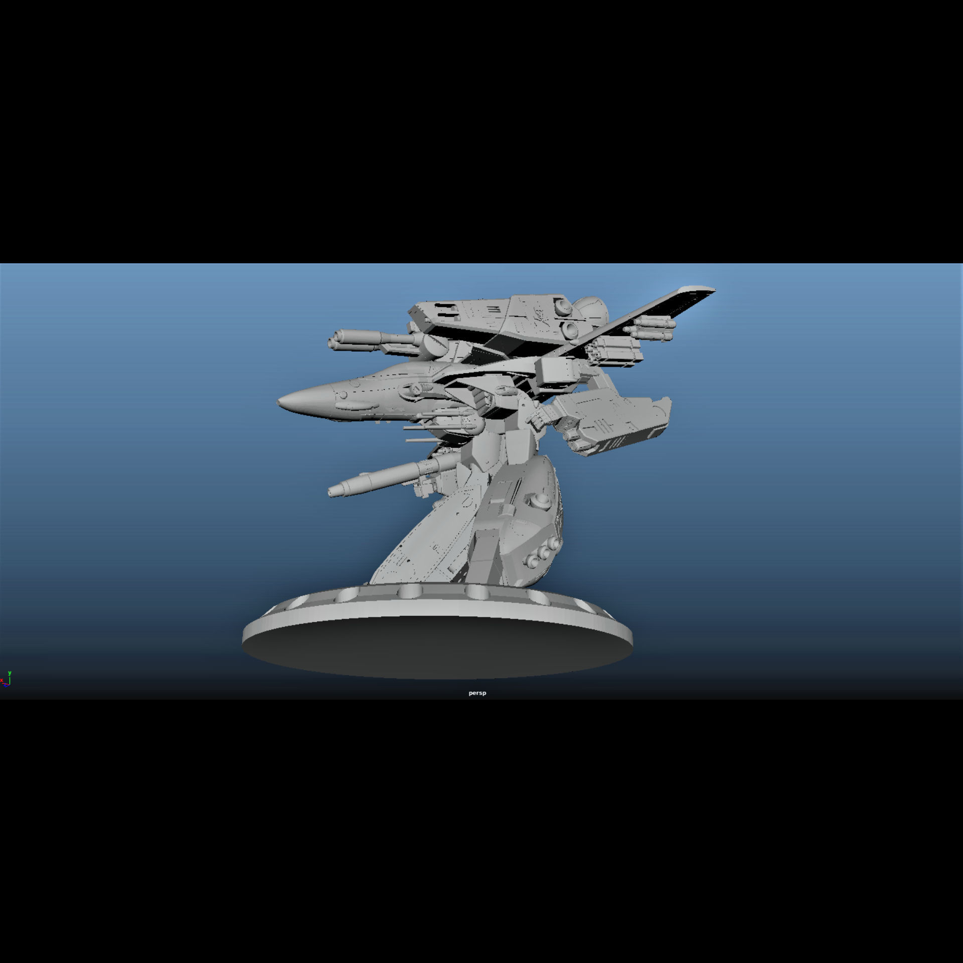 GERWALK VF-1S - MACROSS ROBOTECH STATIC FIGURE 3D model 3D printable ...