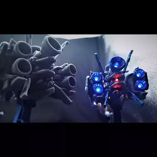 R-TYPE toy spaceship being held