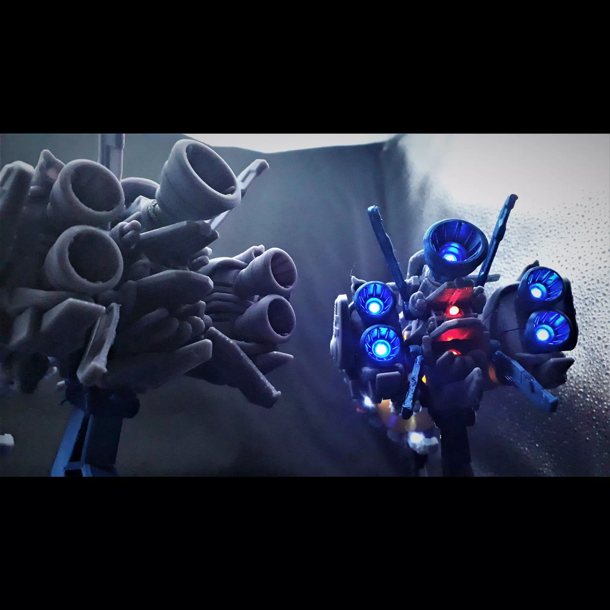 R-TYPE toy spaceship being held 3D print model