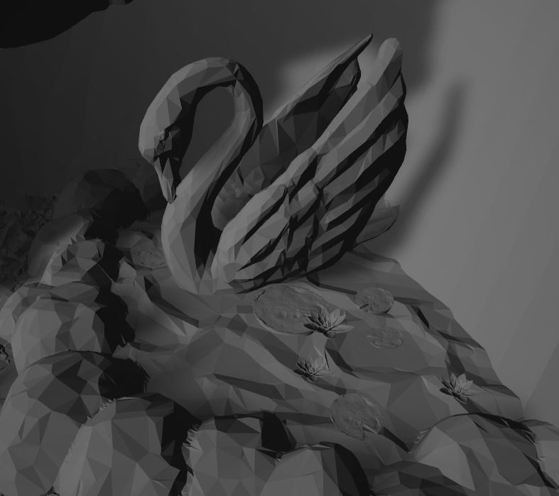 Fantasy Unicorn - LED Light Up Diorama 3D print model_5