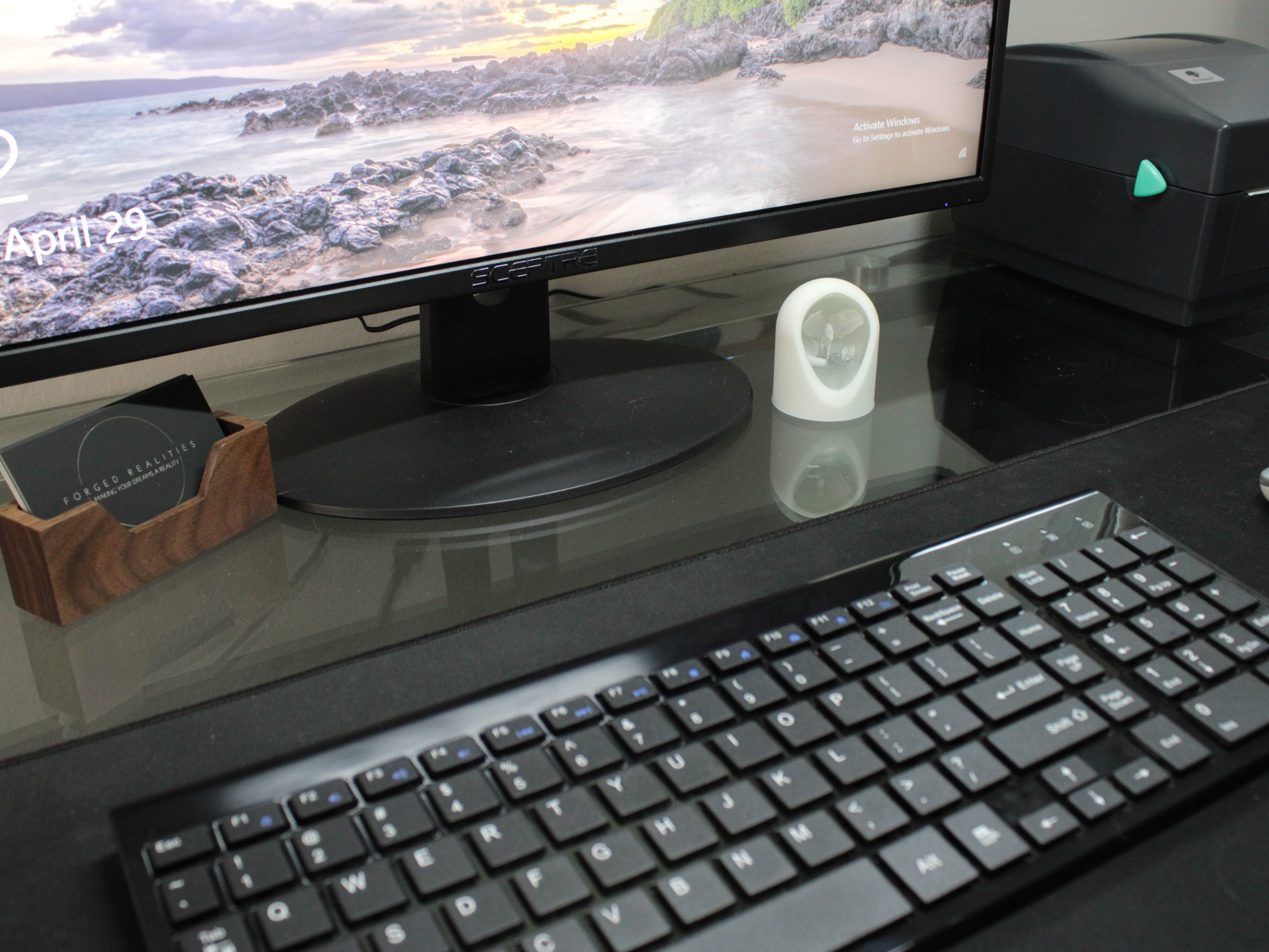 Fantasy Unicorn Mini - LED Light Up Diorama 3D print model_13