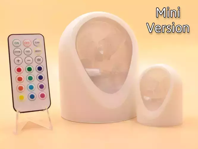 Fantasy Unicorn Mini - LED Light Up Diorama 3D print model