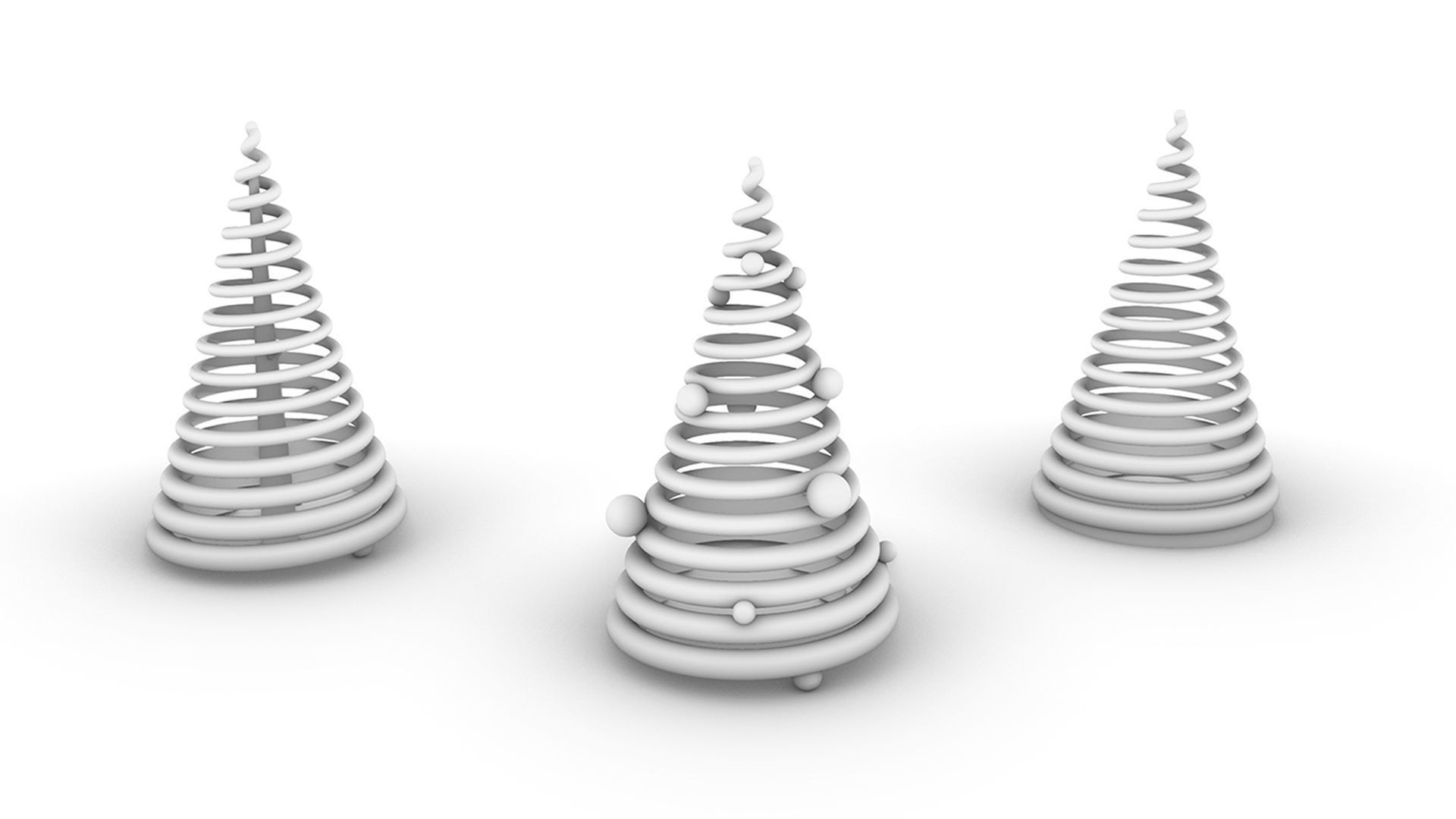 Minimal Christmas Tree 3D print model_2