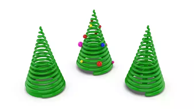 Minimal Christmas Tree 3D print model