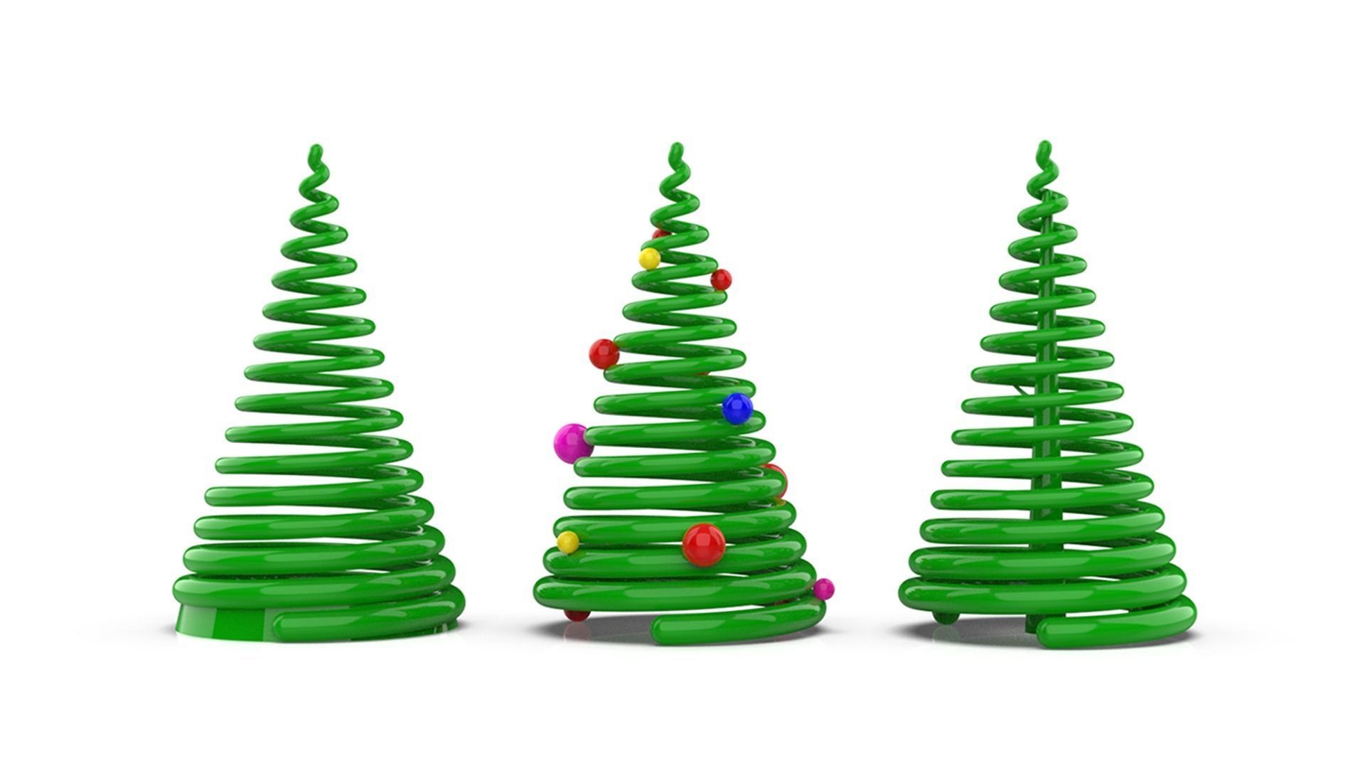 Minimal Christmas Tree 3D print model_1