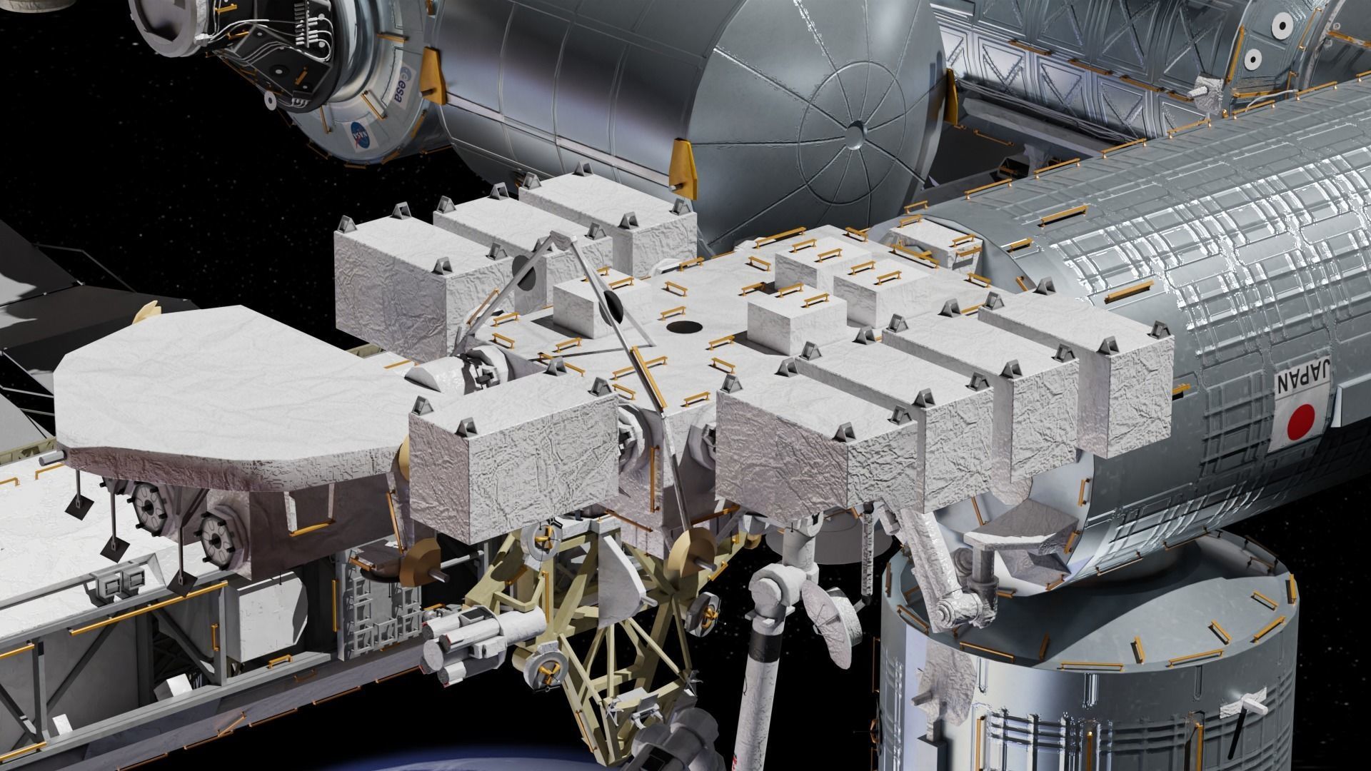 NASA International Space Station 3D model_9