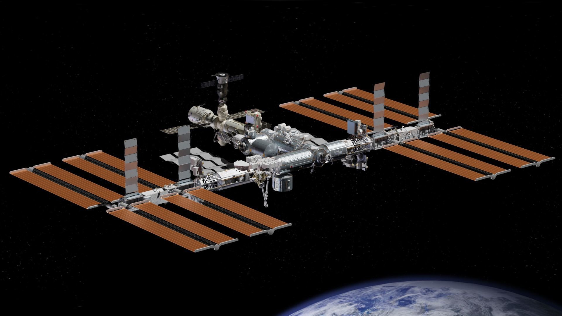 NASA International Space Station 3D model_4