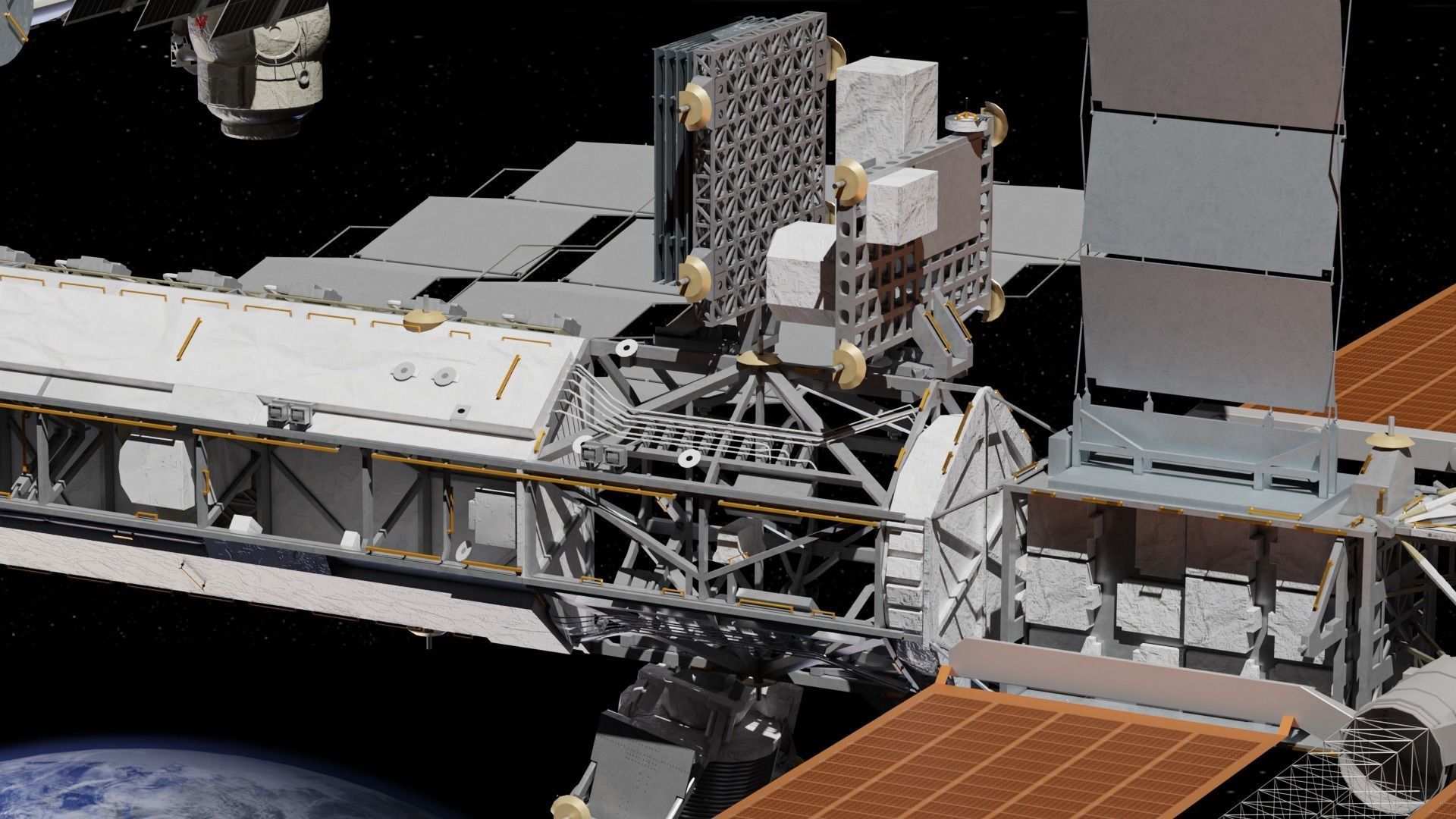 NASA International Space Station 3D model_10