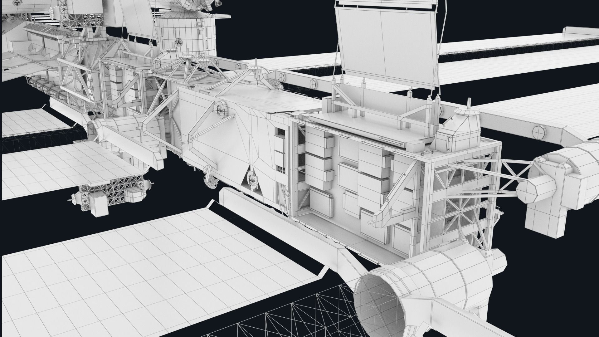 NASA International Space Station 3D model_15