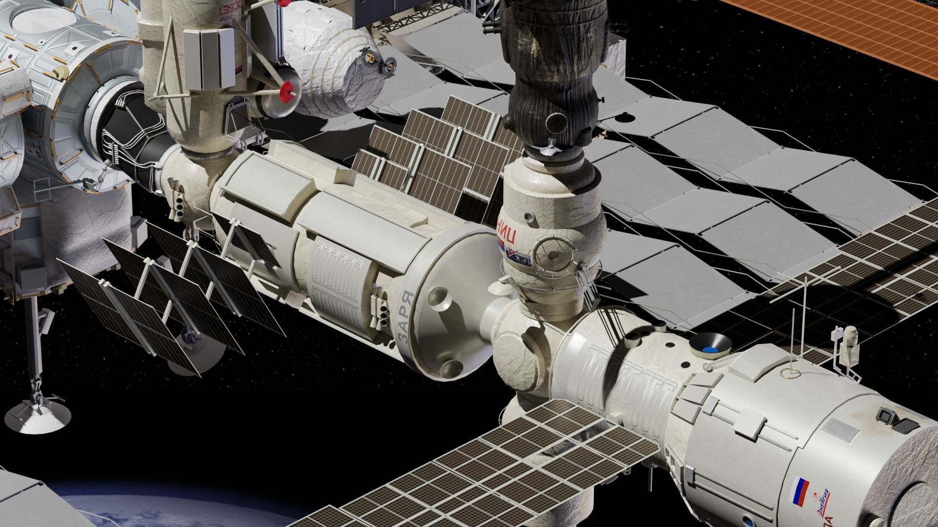 NASA International Space Station 3D model_6