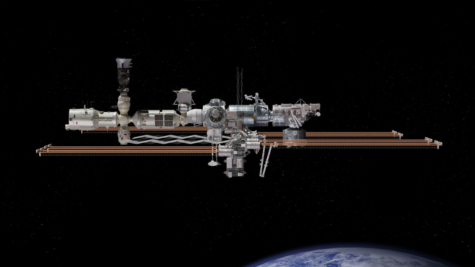 NASA International Space Station 3D model_2