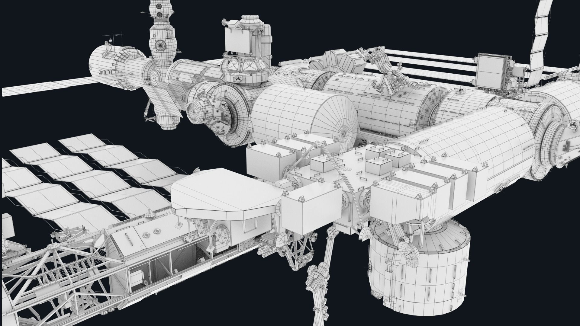 NASA International Space Station 3D model_14