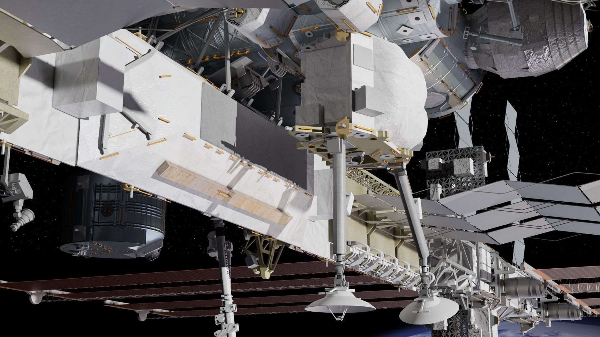 NASA International Space Station 3D model_8