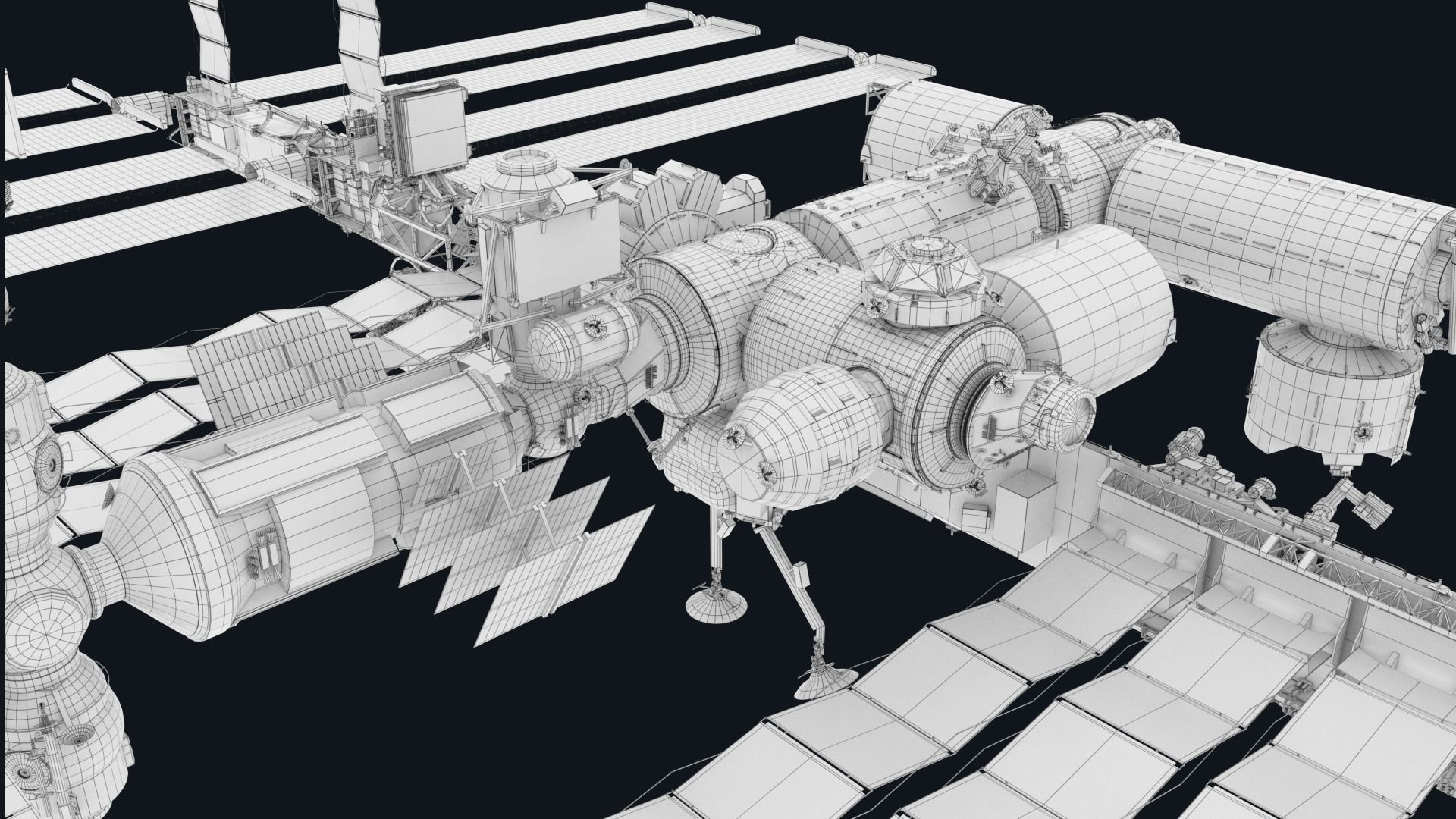 NASA International Space Station 3D model_13