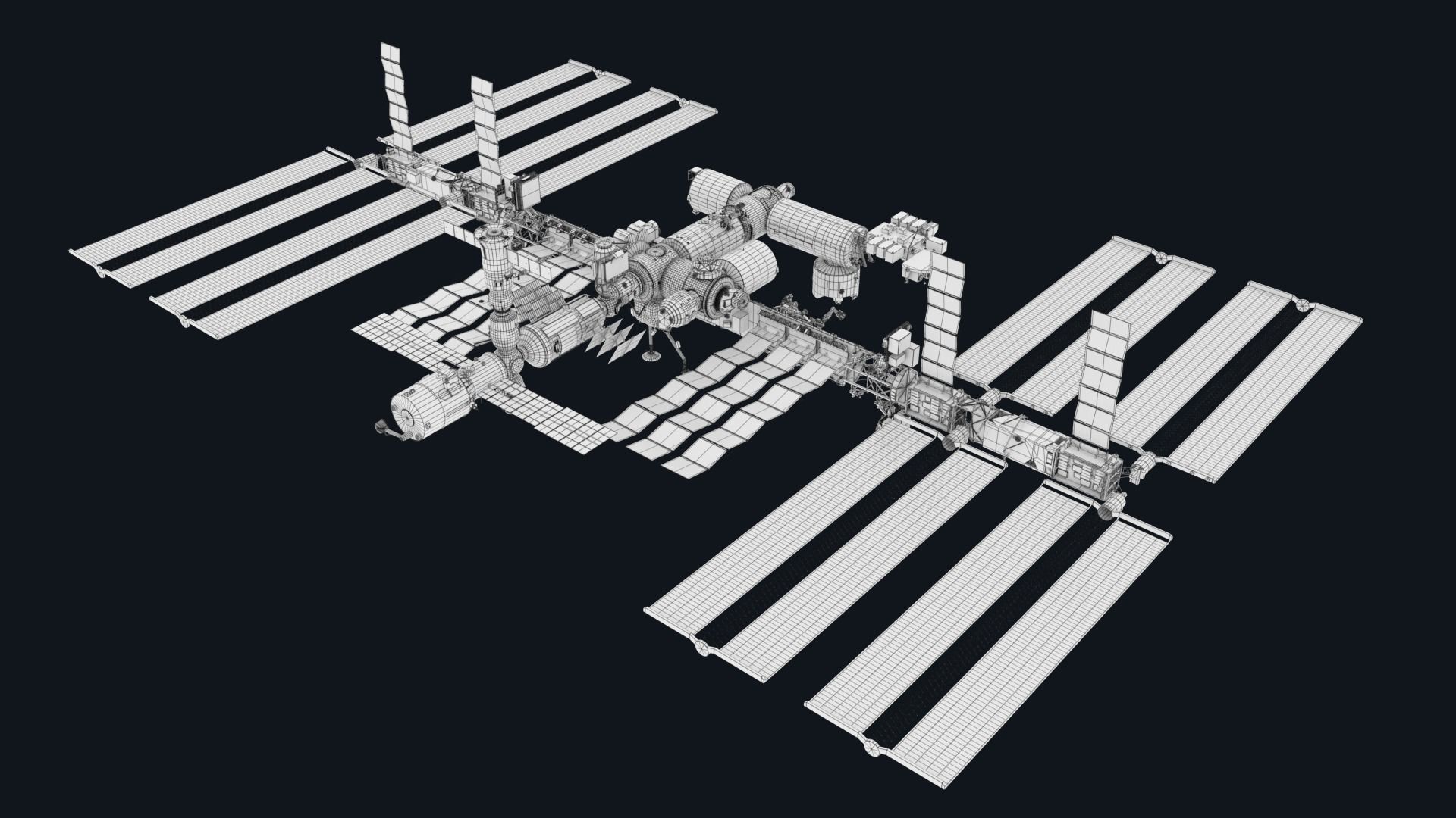 NASA International Space Station 3D model_12