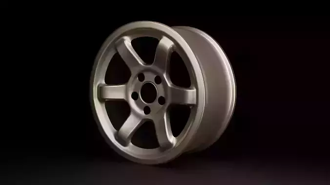 RAYS VOLK TE37 BRONZE FREE 3D Model 