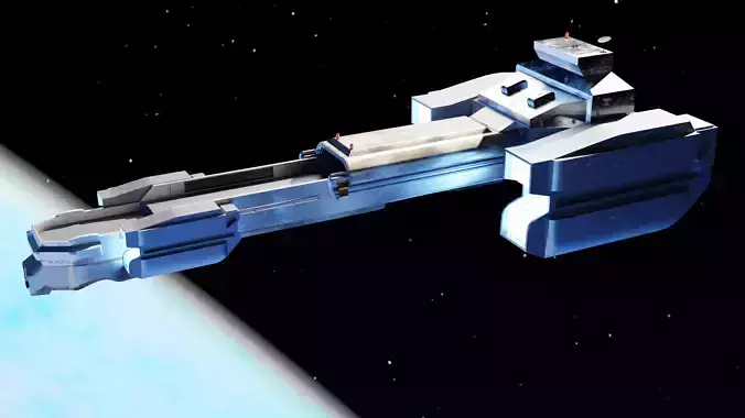 Big Space ship 4k textures included