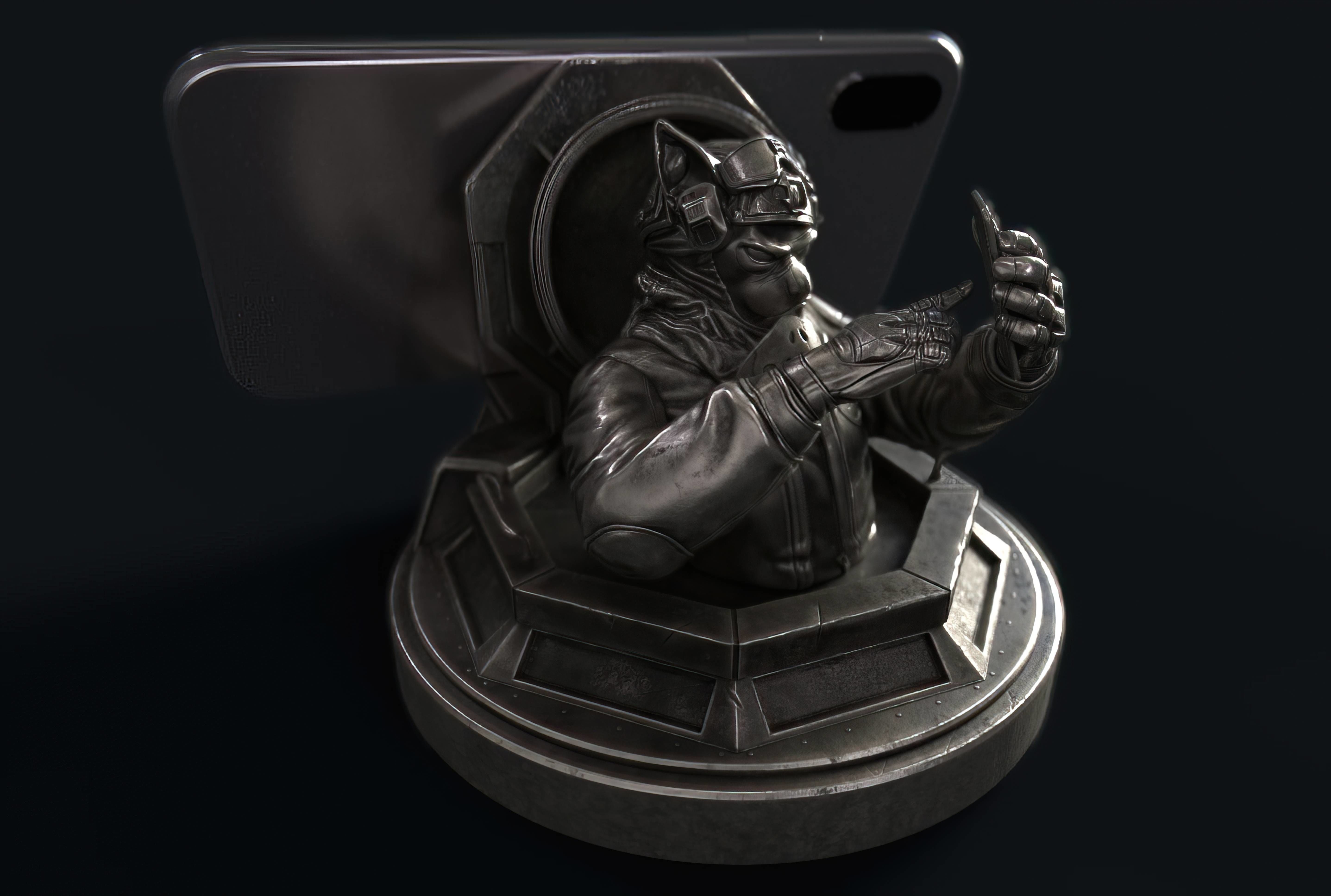 Captain cat 3D print model_1