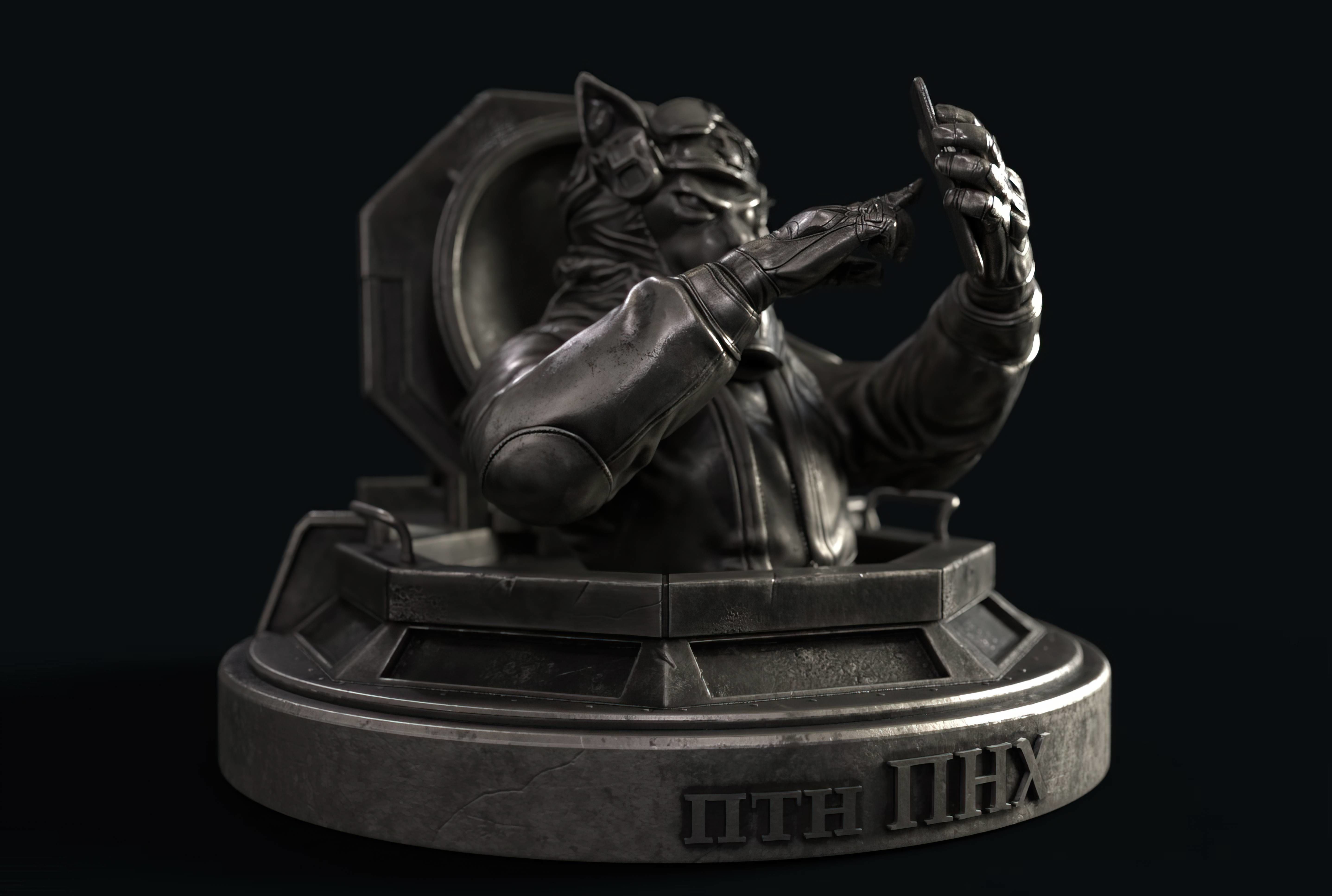 Captain cat 3D print model_29