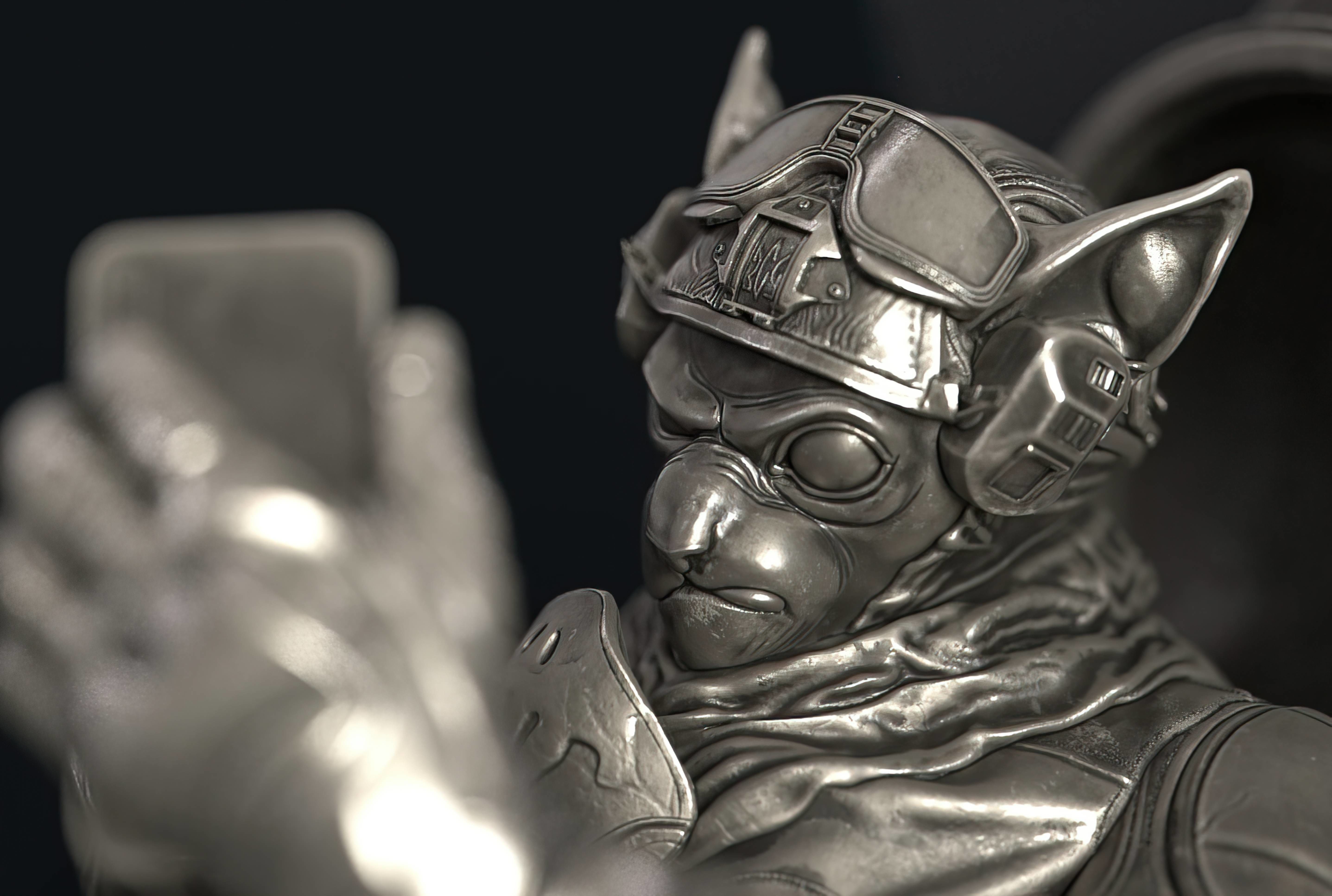 Captain cat 3D print model_10