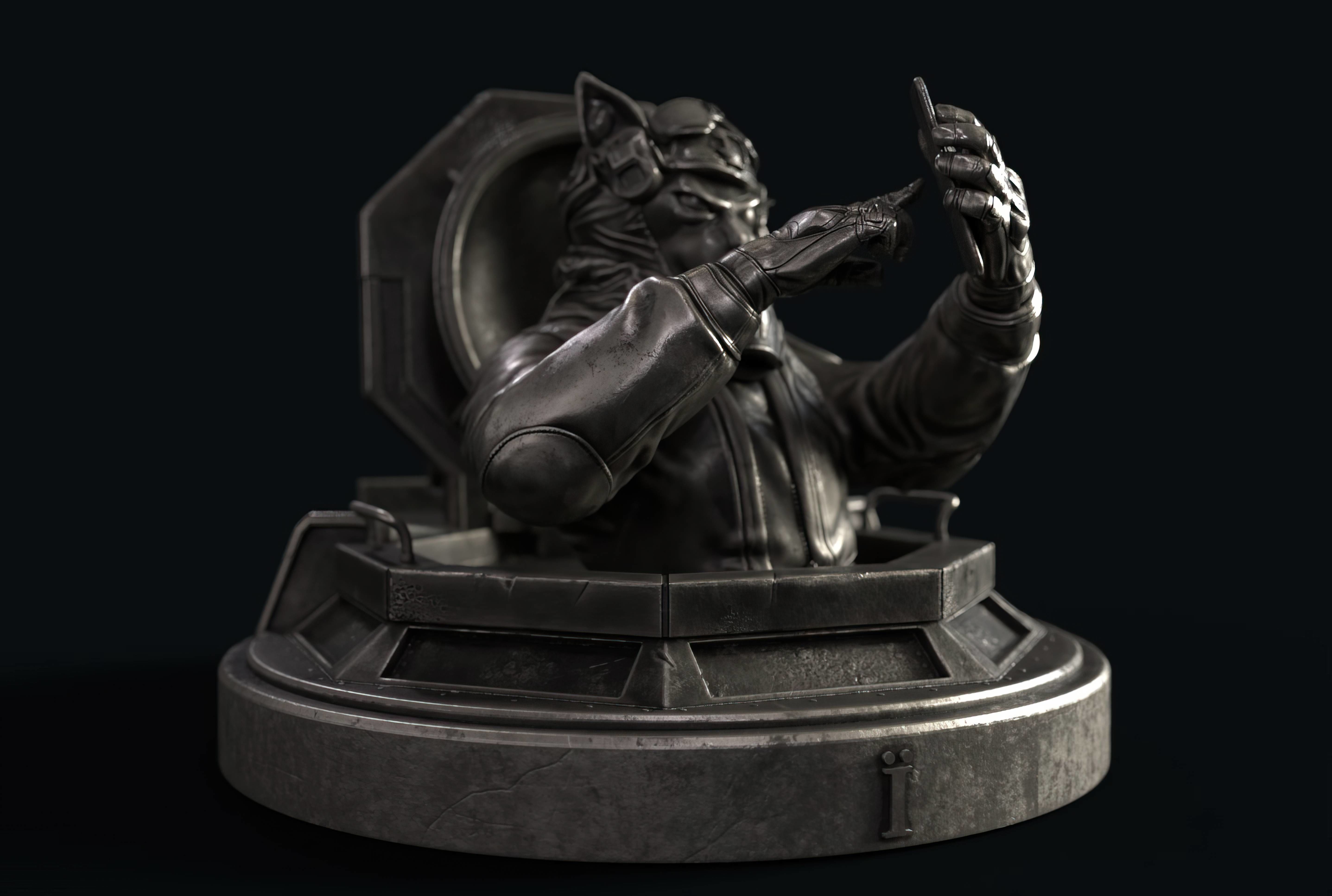 Captain cat 3D print model_31