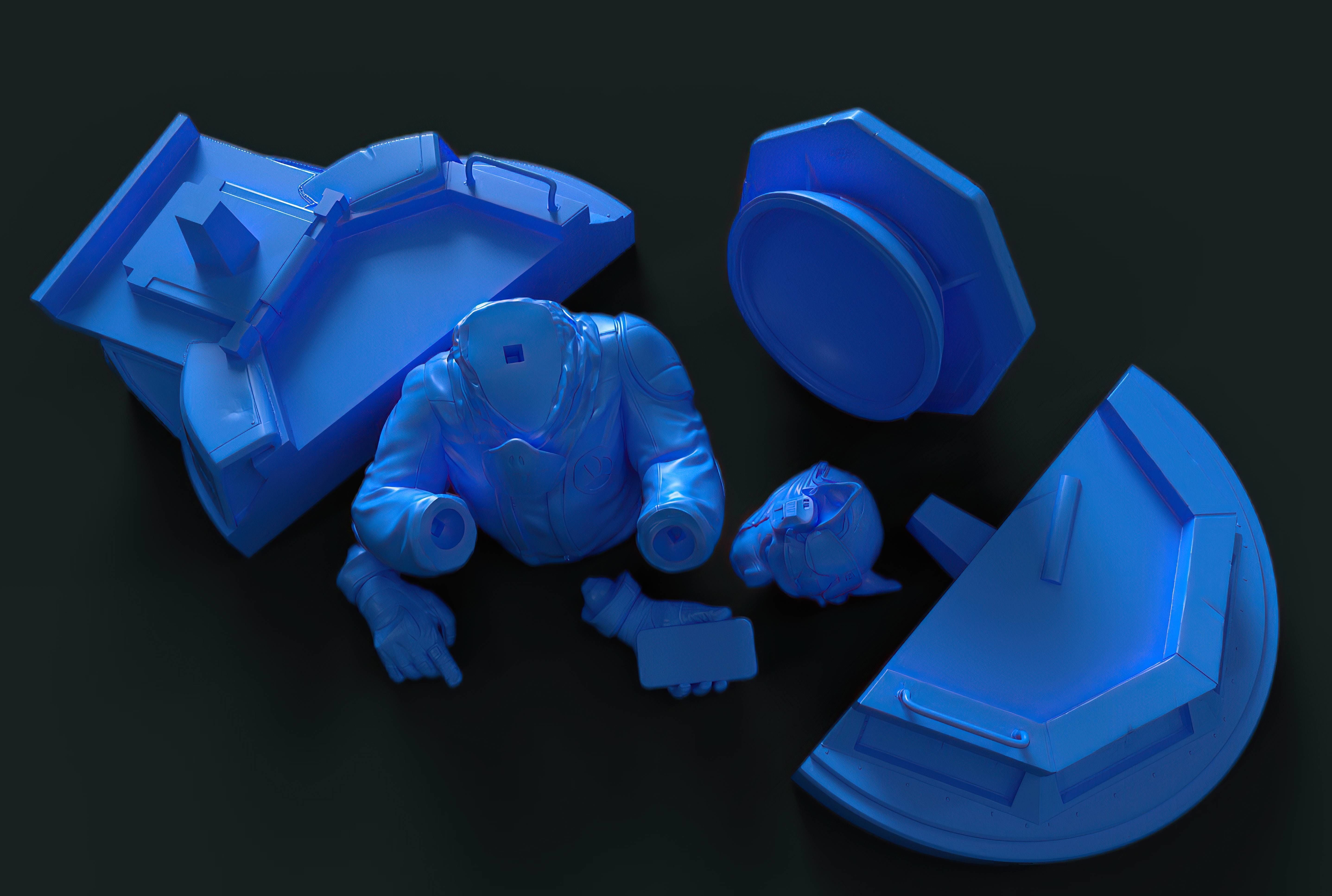 Captain cat 3D print model_23