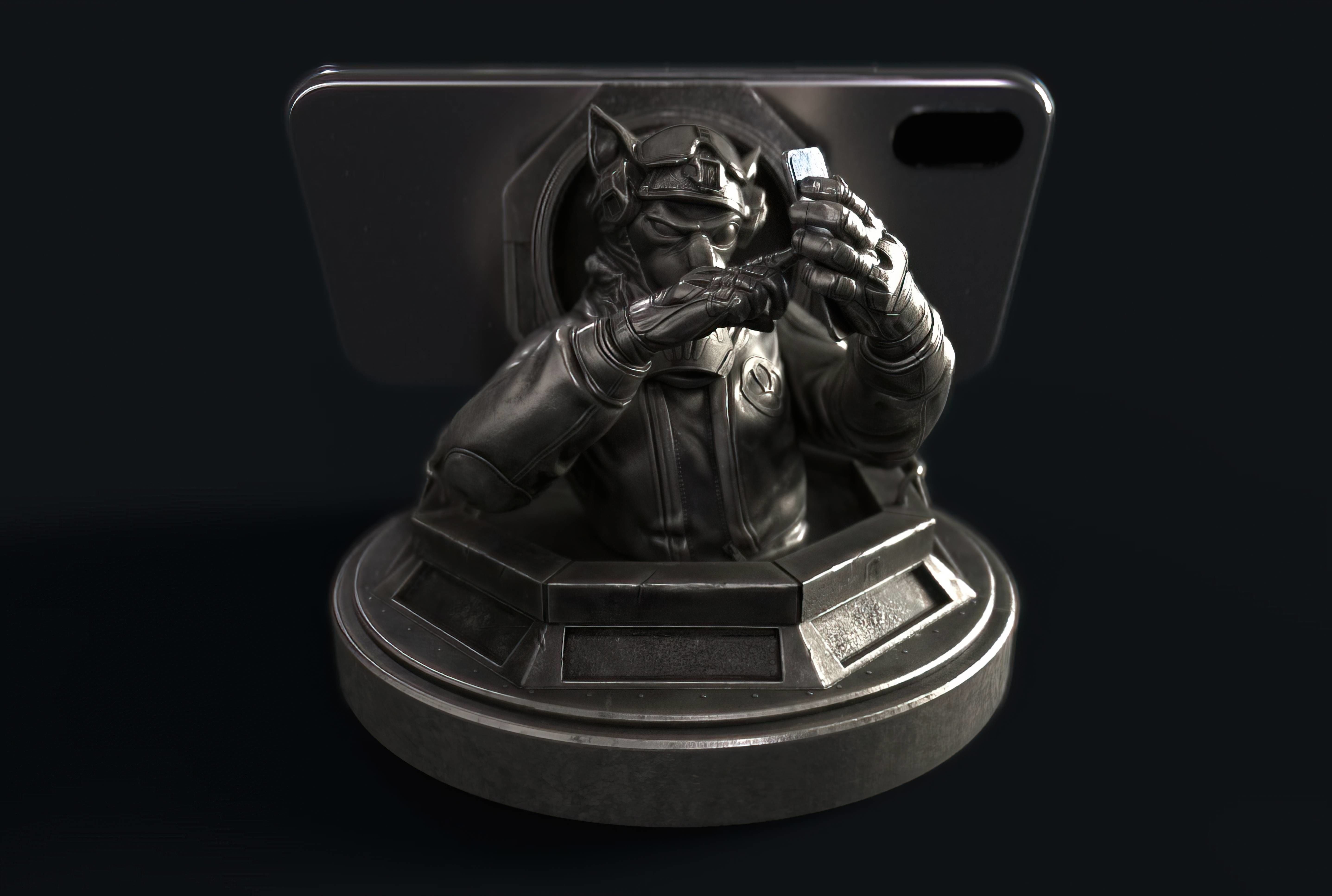 Captain cat 3D print model_2