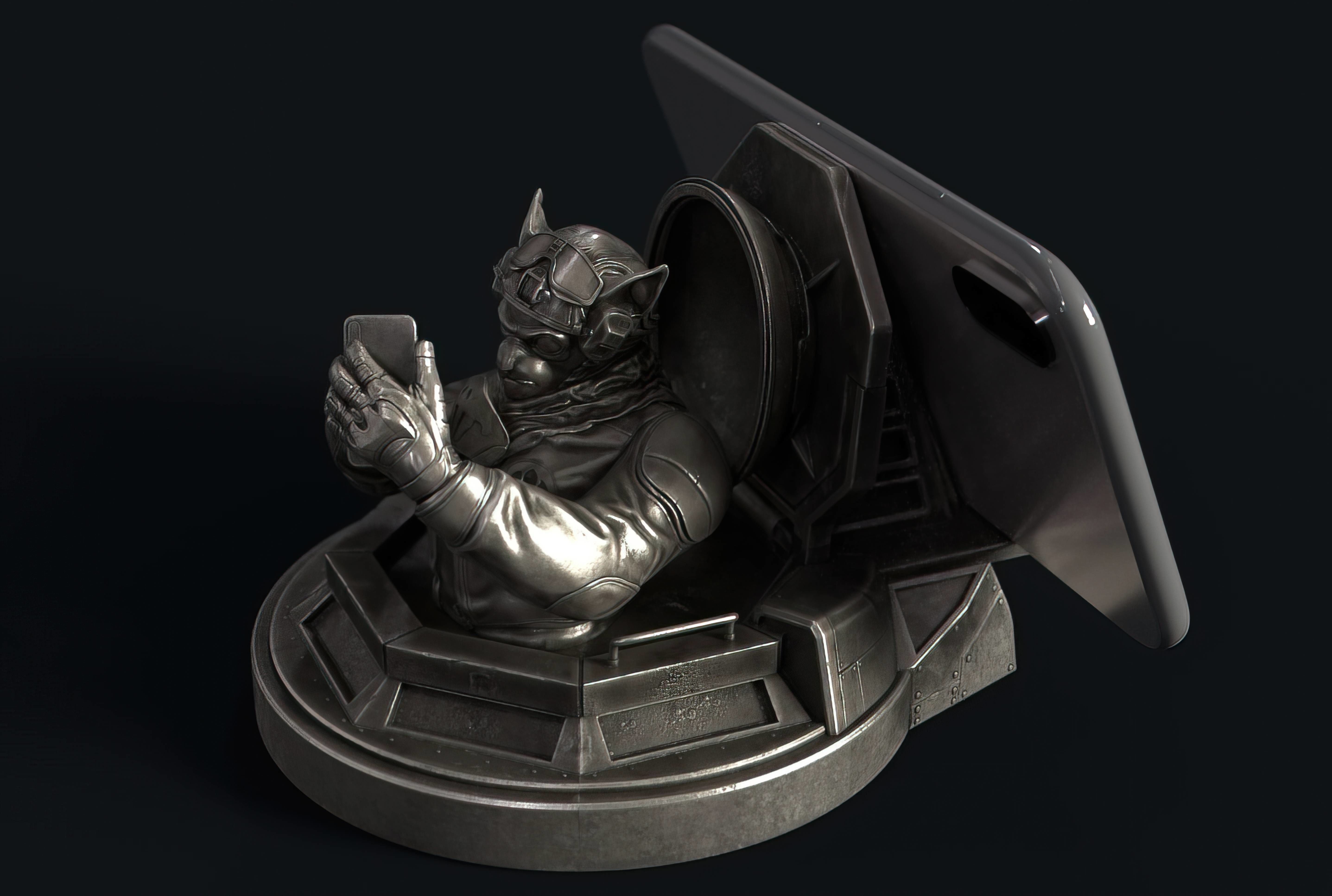 Captain cat 3D print model_4