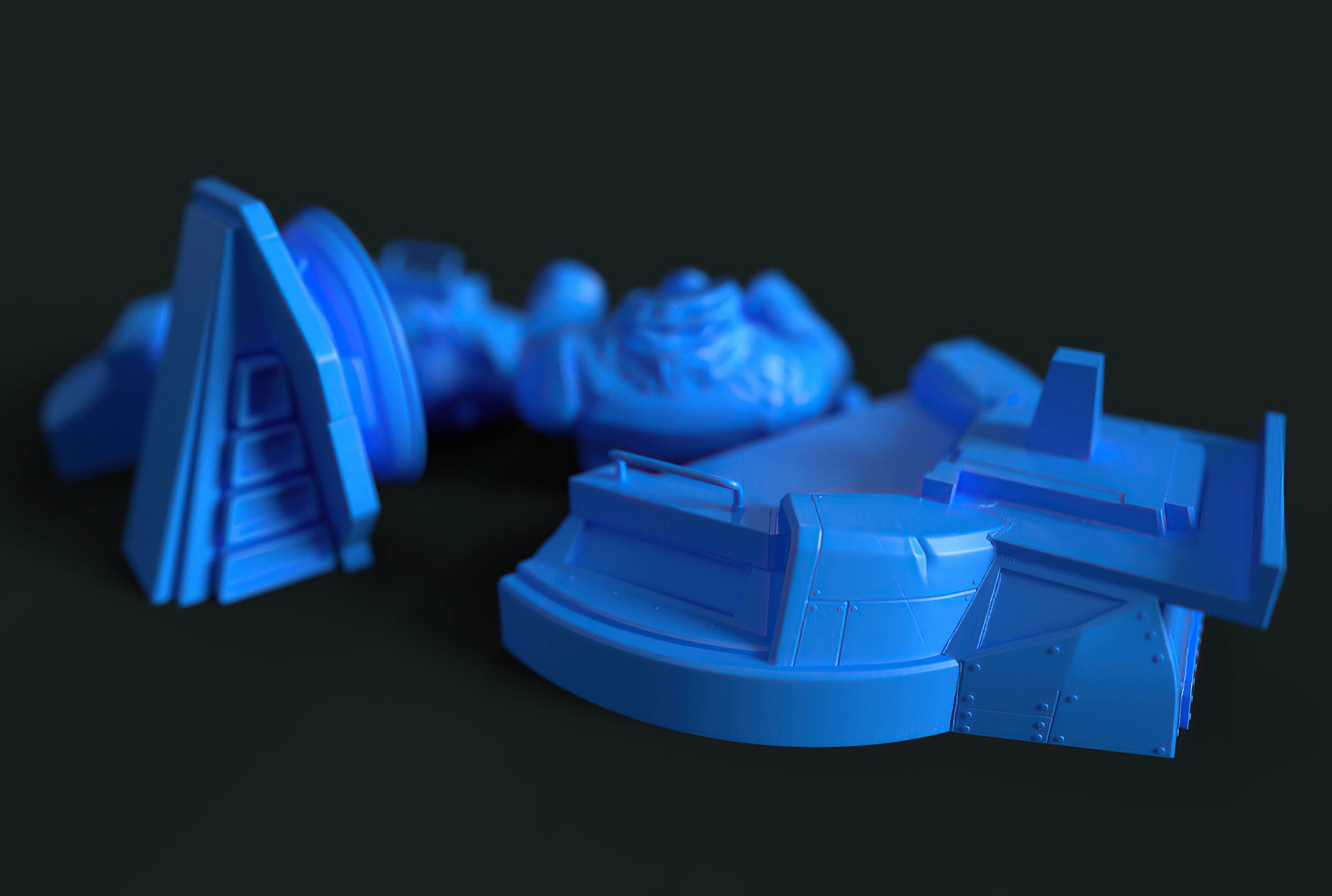 Captain cat 3D print model_25