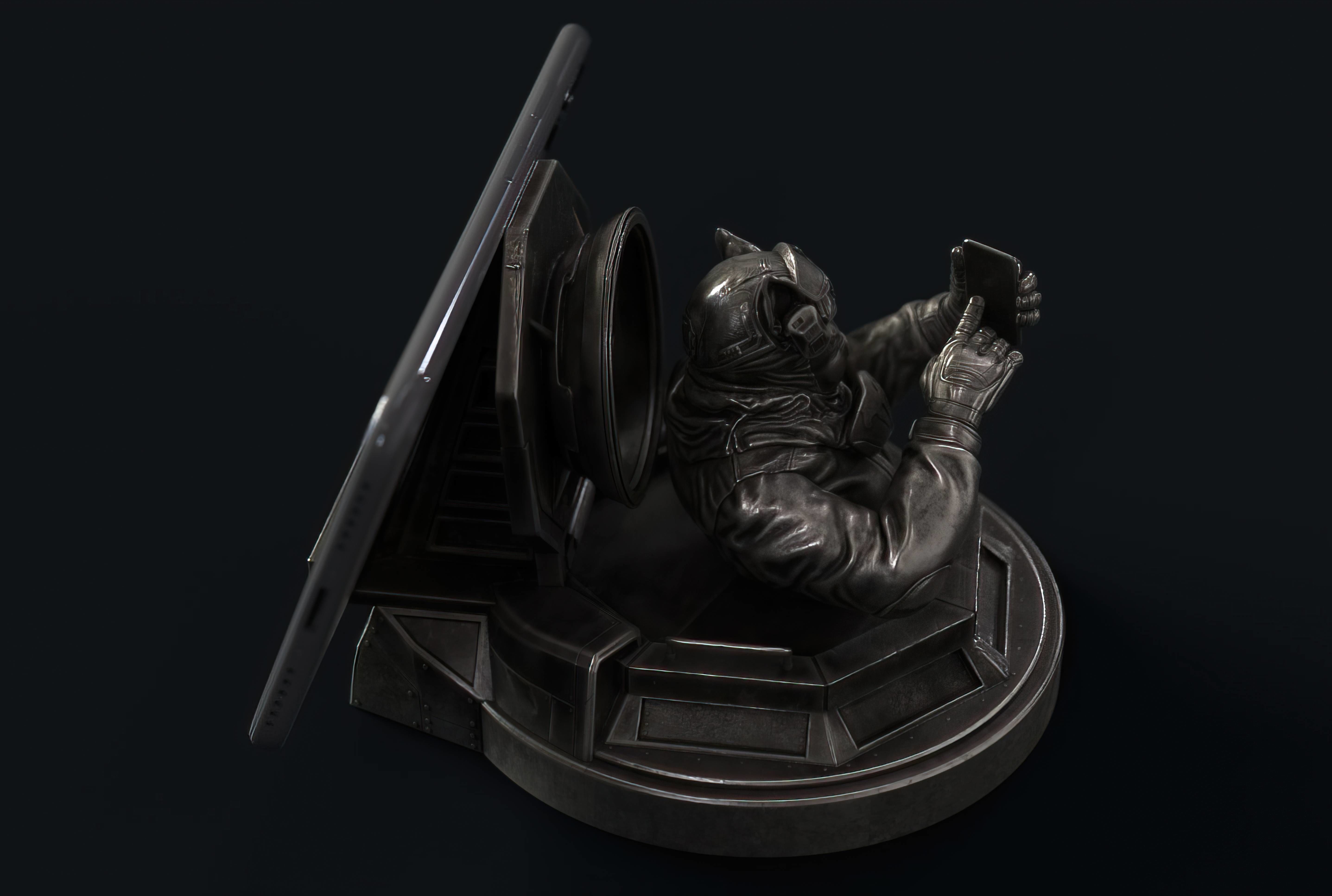 Captain cat 3D print model_8