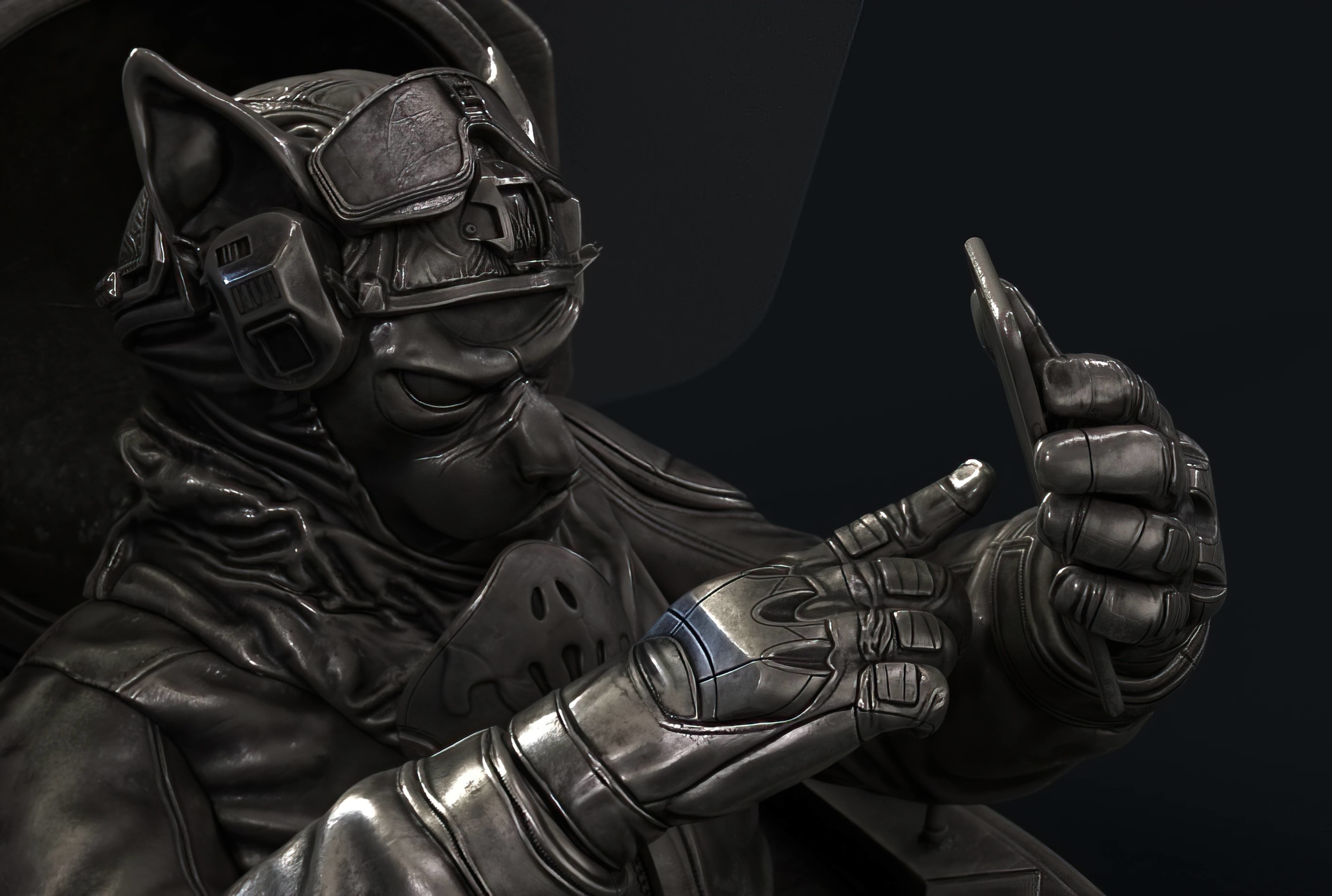 Captain cat 3D print model_16