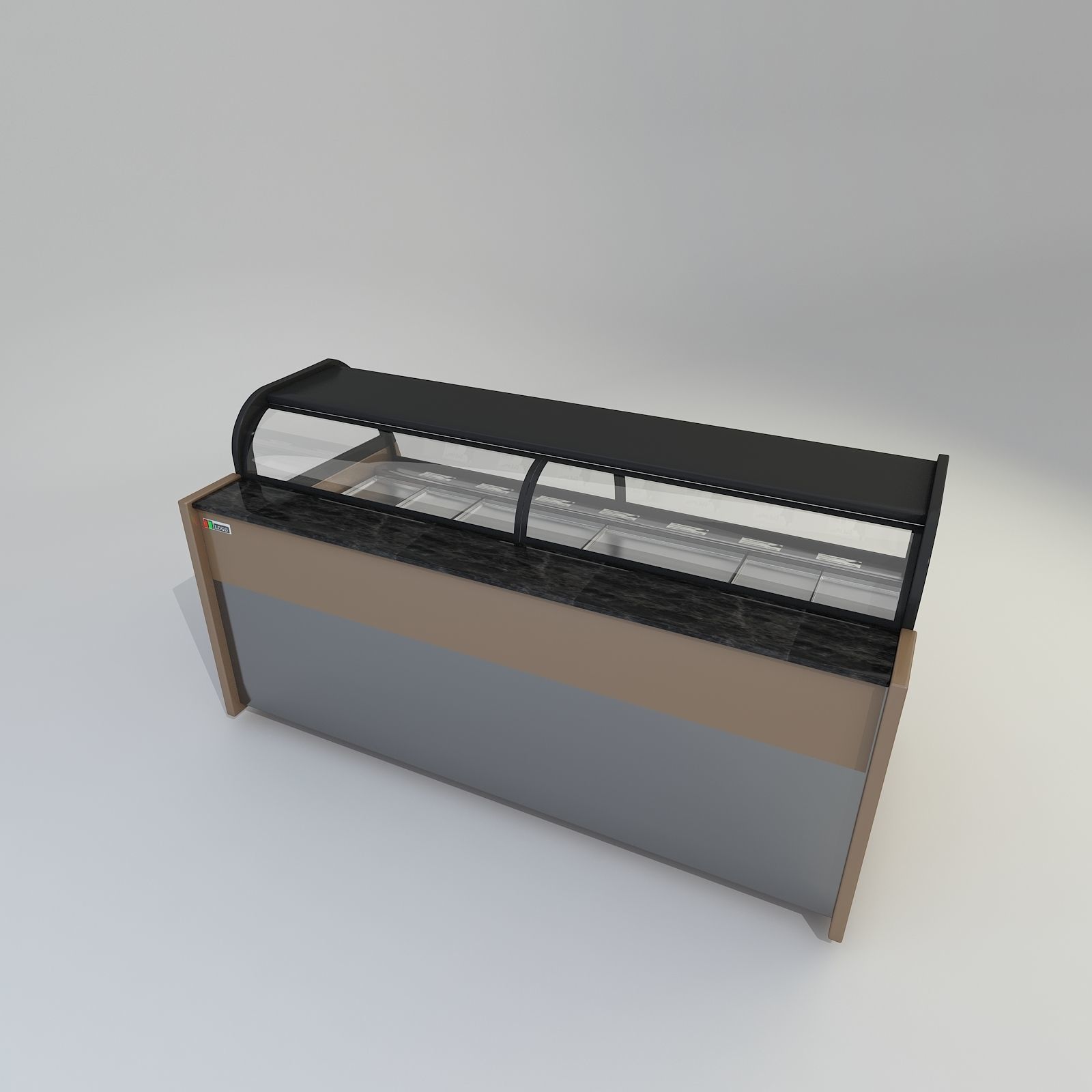 SuperMarket Freezer 3D model_5