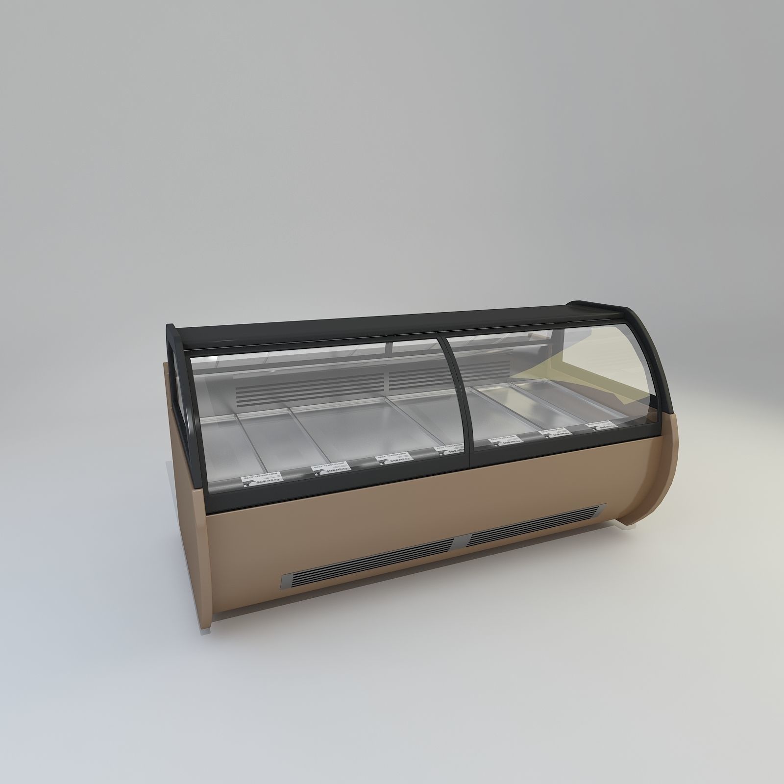 SuperMarket Freezer 3D model_2