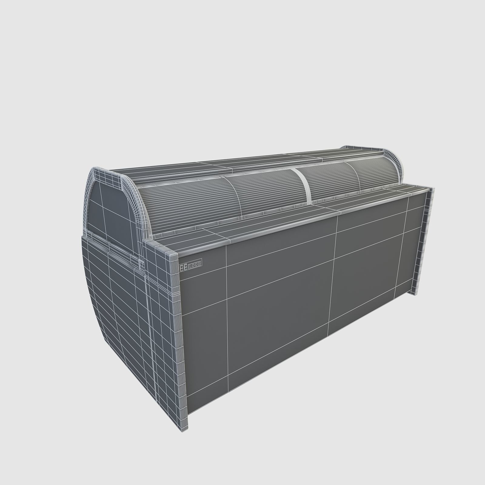 SuperMarket Freezer 3D model_8
