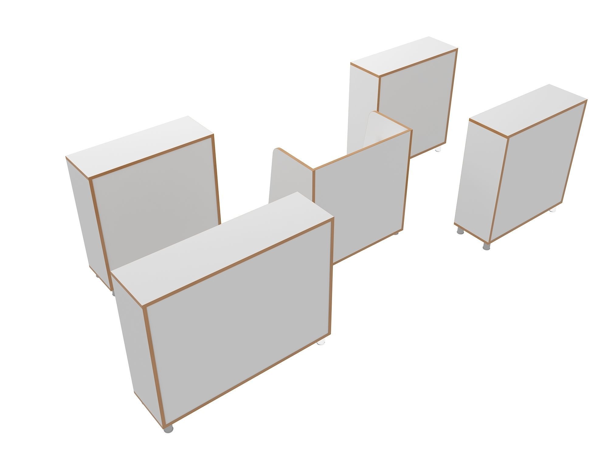 Class Small Cabinet 3D model_1