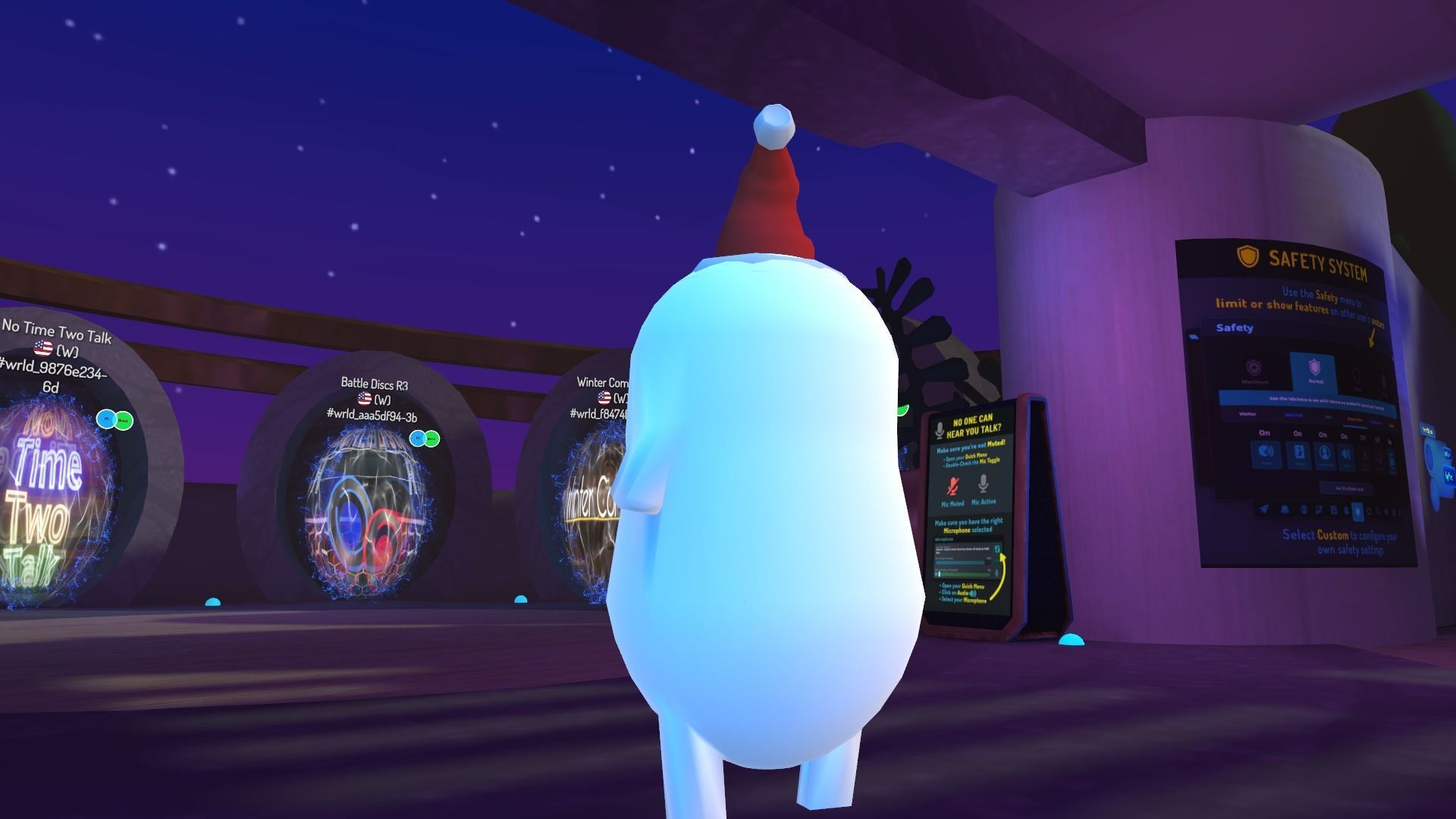 Santa Hat VRChat Free low-poly 3D model_5