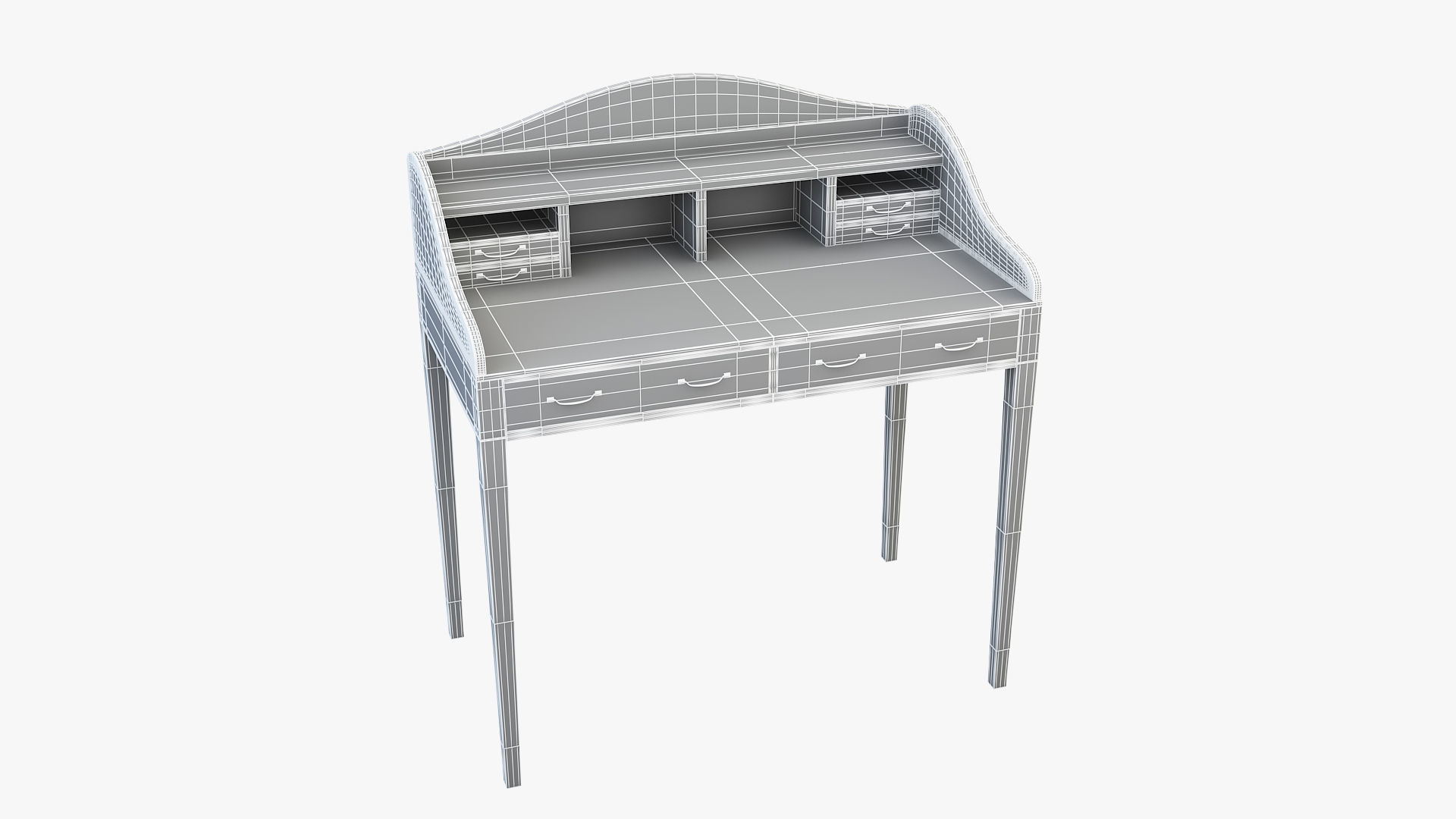 Writing Table 3D model_7