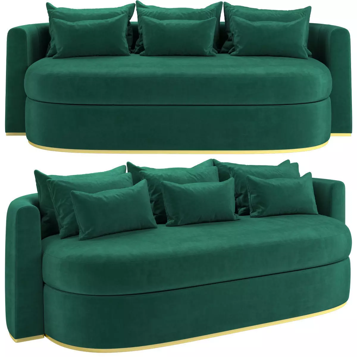 ADRIANO SOFA BY SIMONE CIARMOLI AND MIGUEL QUEDA 3D model