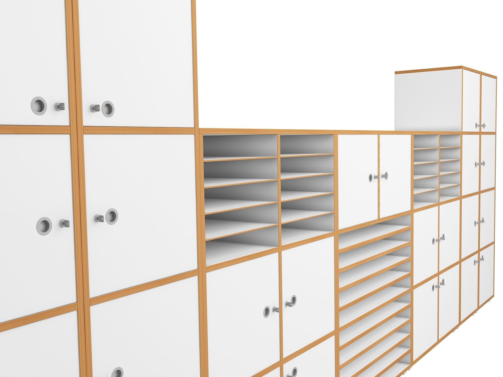 Class Cabinet 3D model_3