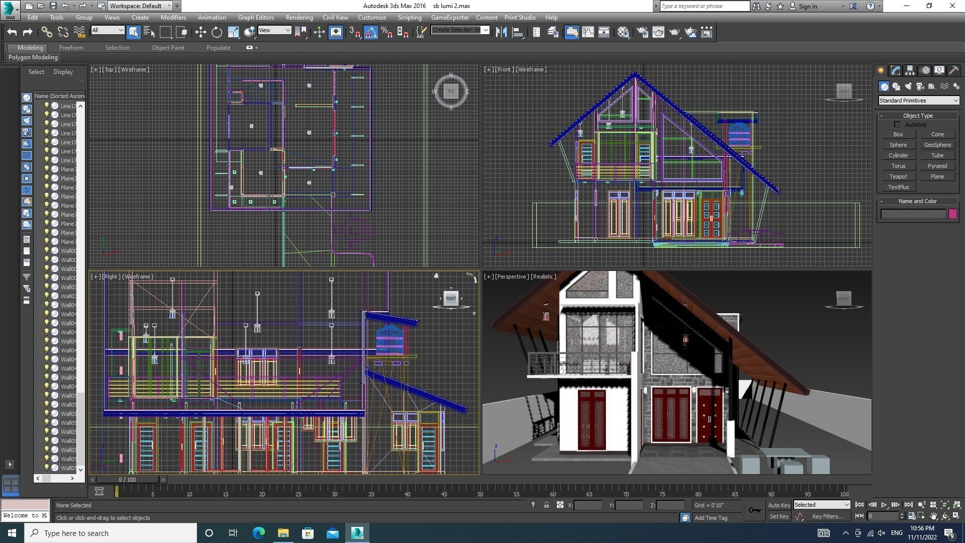 Private Family Cottage 3D model_8