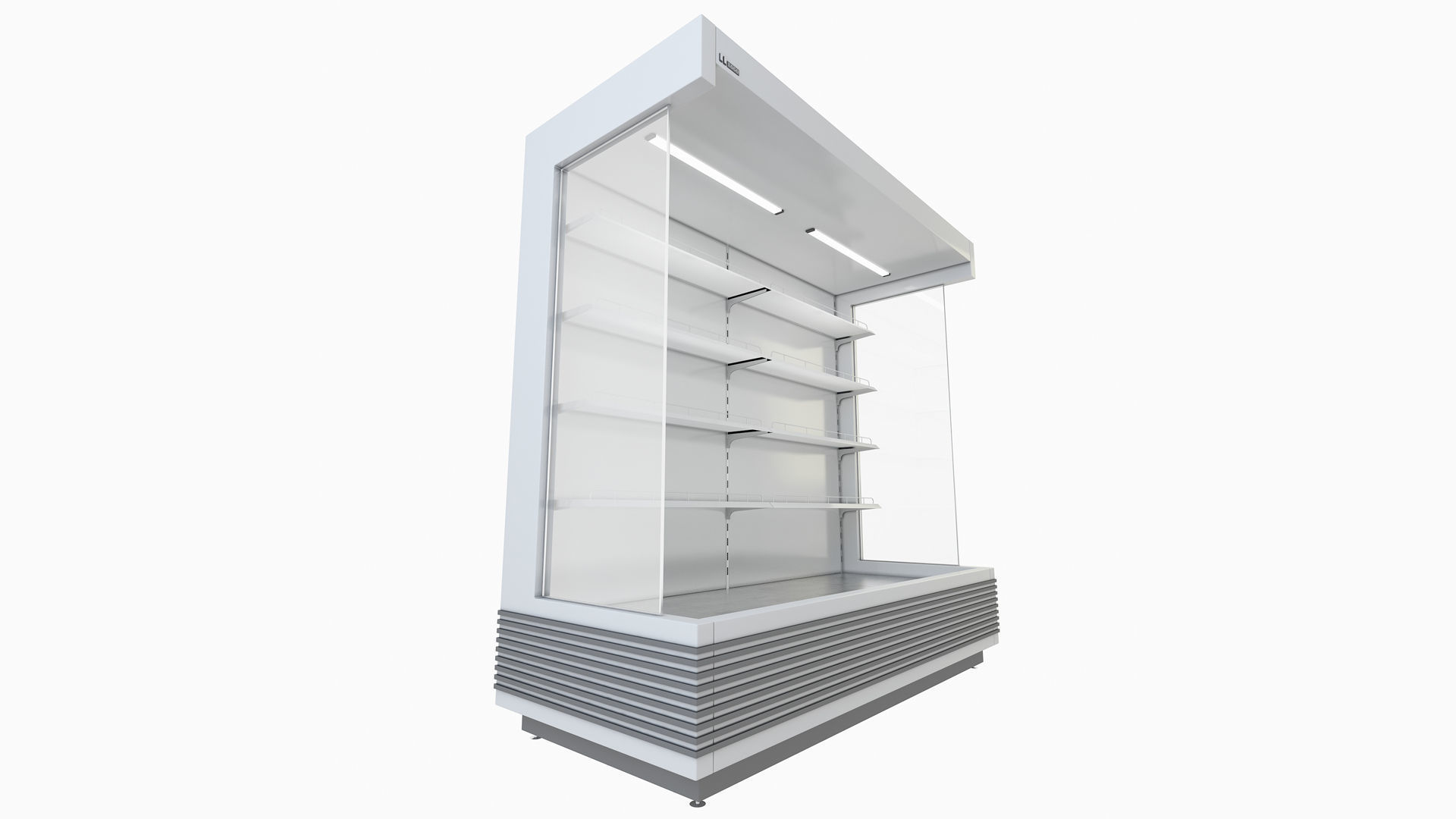 Supermarket Freezer Low-poly 3D model_6
