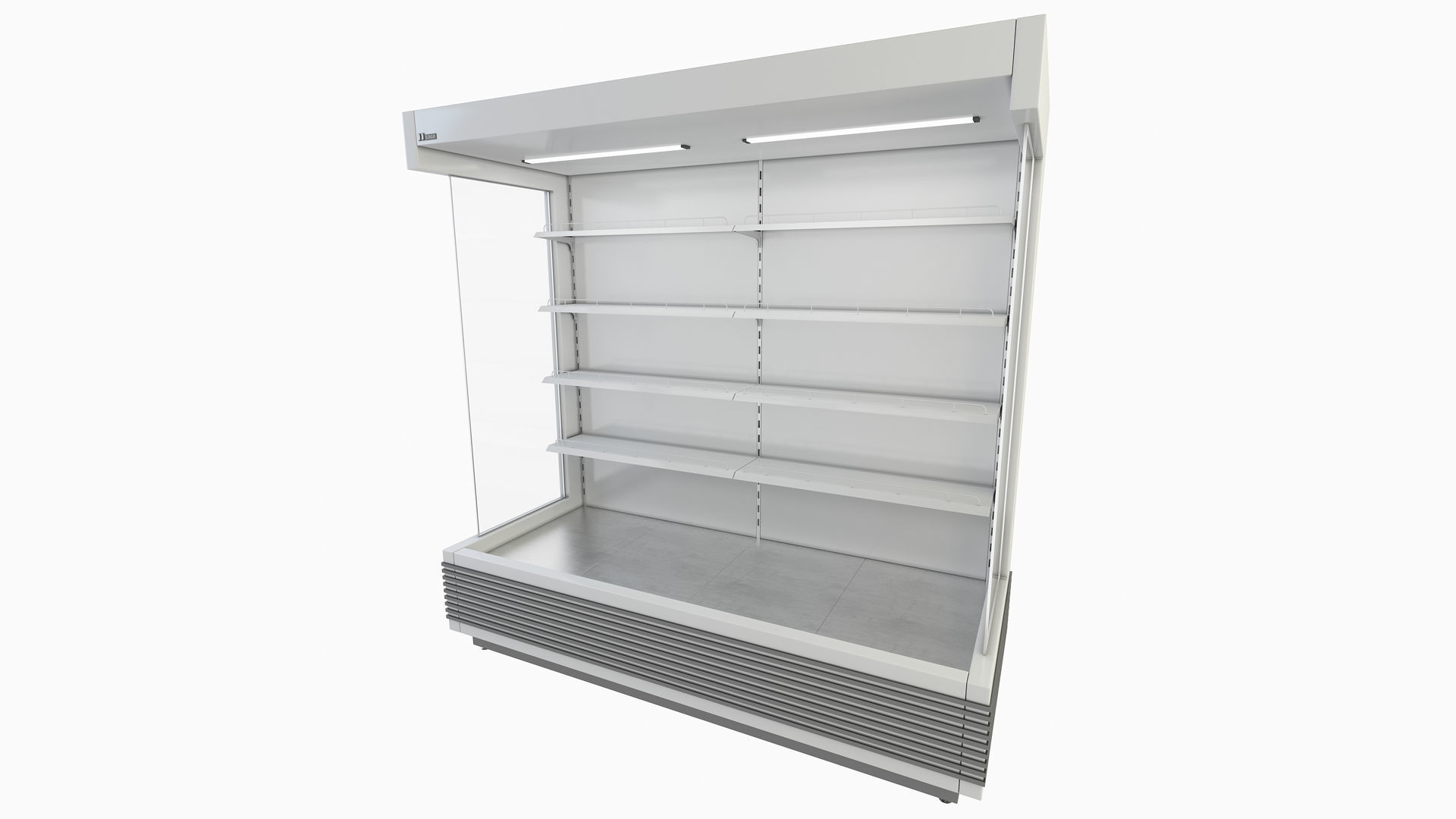 Supermarket Freezer Low-poly 3D model_3