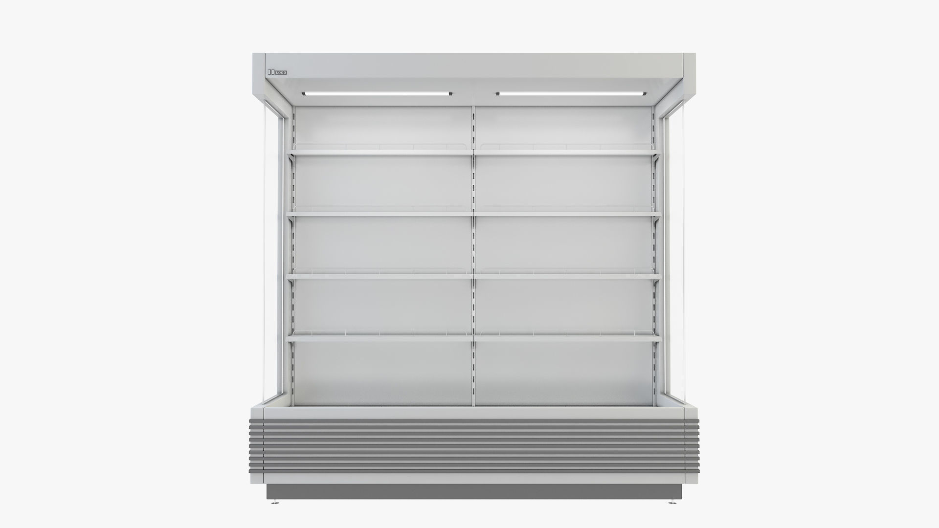 Supermarket Freezer Low-poly 3D model_2
