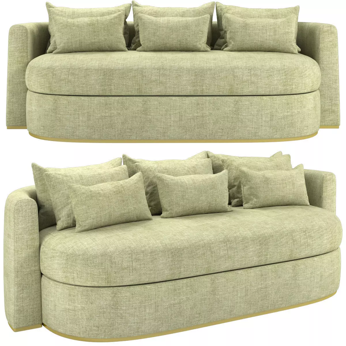 ADRIANO SOFA BY SIMONE CIARMOLI AND MIGUEL QUEDA 3D model