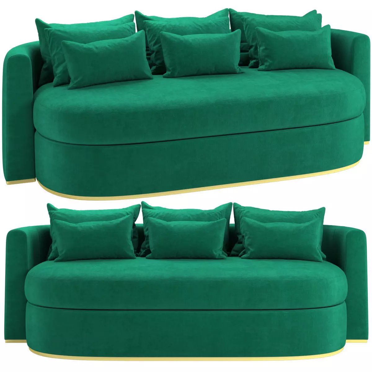ADRIANO SOFA BY SIMONE CIARMOLI AND MIGUEL QUEDA 3D model