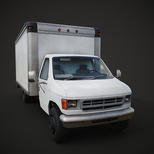 truck van Low-poly 3D model