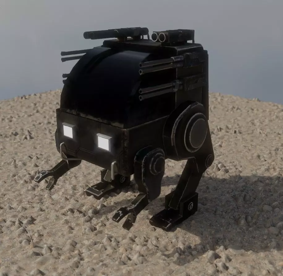 robot Free low-poly 3D model