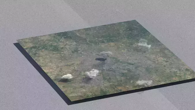 Delhi India City Landscape 3D Model 3D model