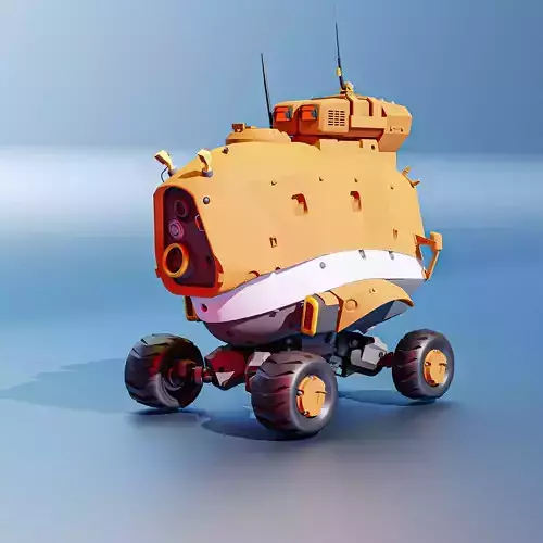 Sci-Fi Space Rover