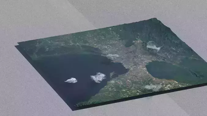 Manila Philippines City Landscape 3D Model 3D model Manila Philippines City Landscape 3D Model 3D model